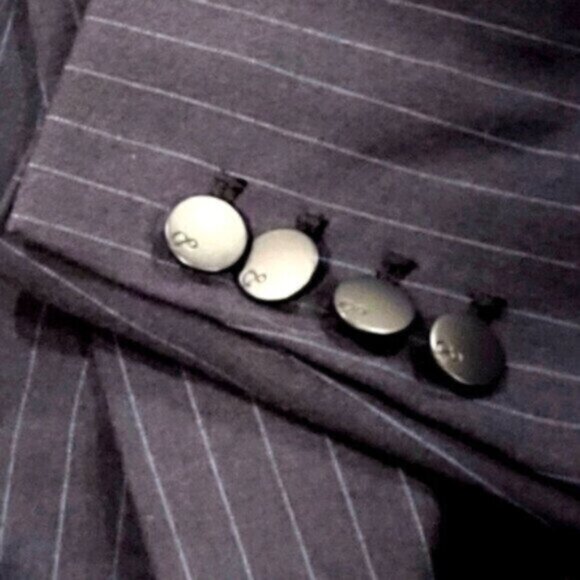 Blazer Sz 12 Blue Pinstripe Willow & Thread Women’s - Picture 10 of 10